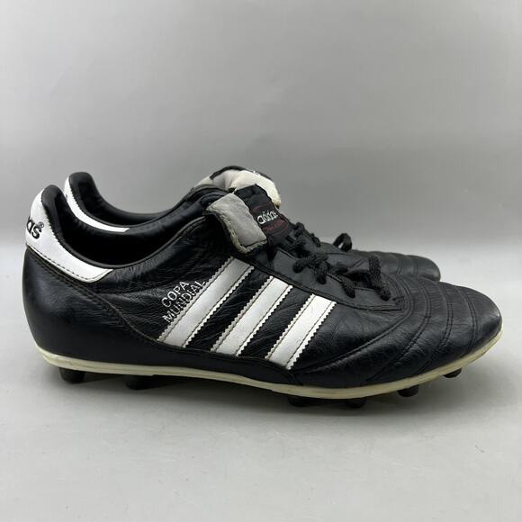 adidas Other - Adidas Copa Mundial Soccer Cleats Men Size 9 Black Leather FG Comfort Low Shoes